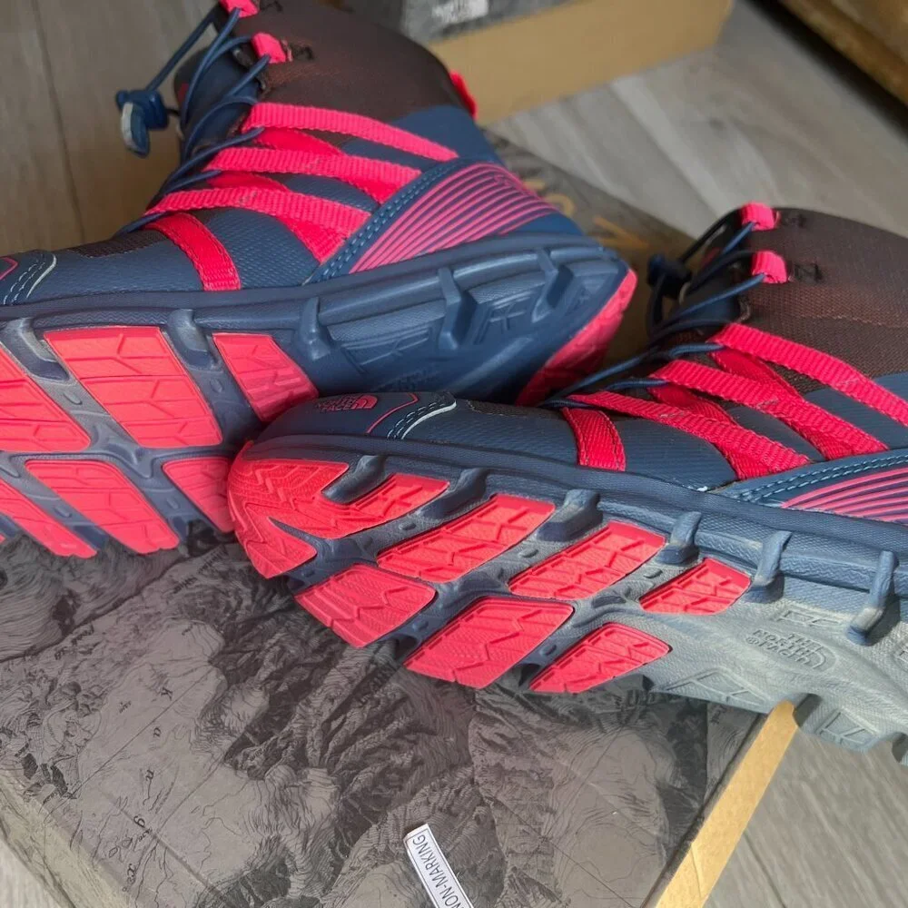 The‎ North Face Junior Winter Sneaker Boots - Blue Wing Teal & Atomic Pink 2